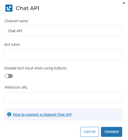 Chat API in the channel list