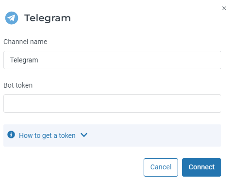 Connecting the Telegram channel