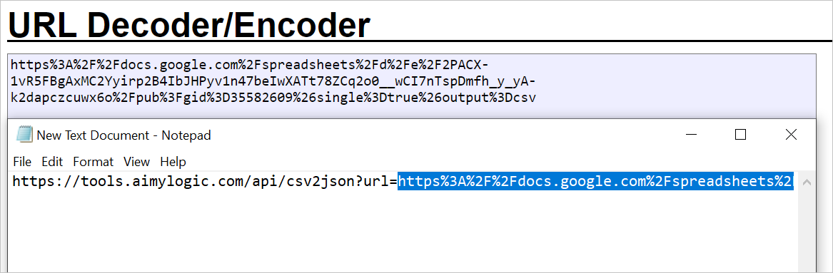 URL decoder