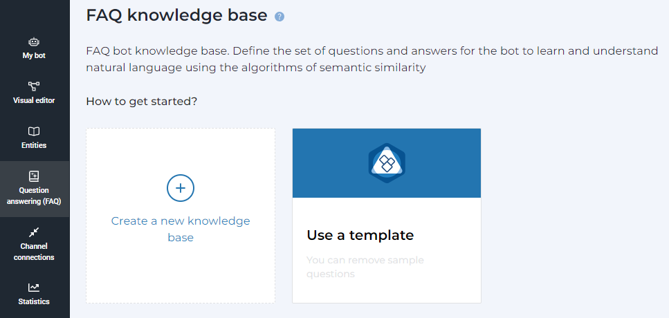 The knowledge base interface